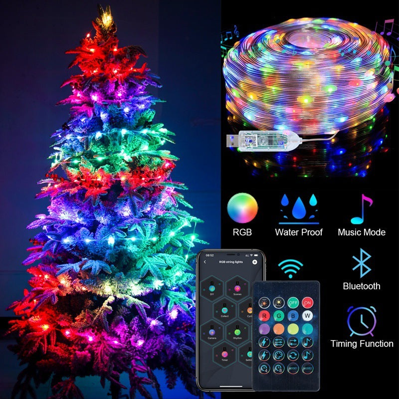 Christmas Tree DIY Remote Control Lighting Colors
