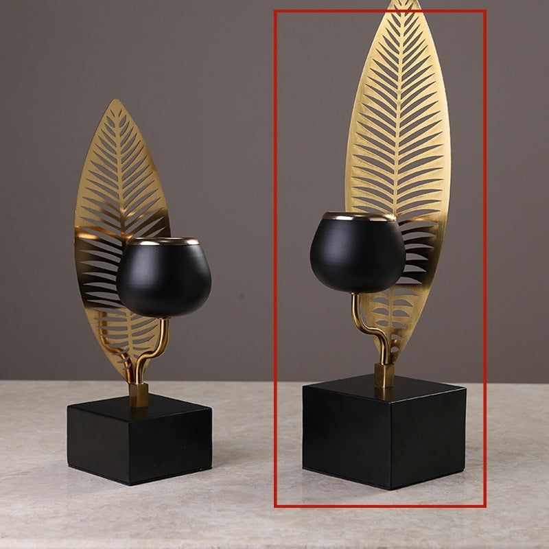 Electroplated Metal Candle Holder