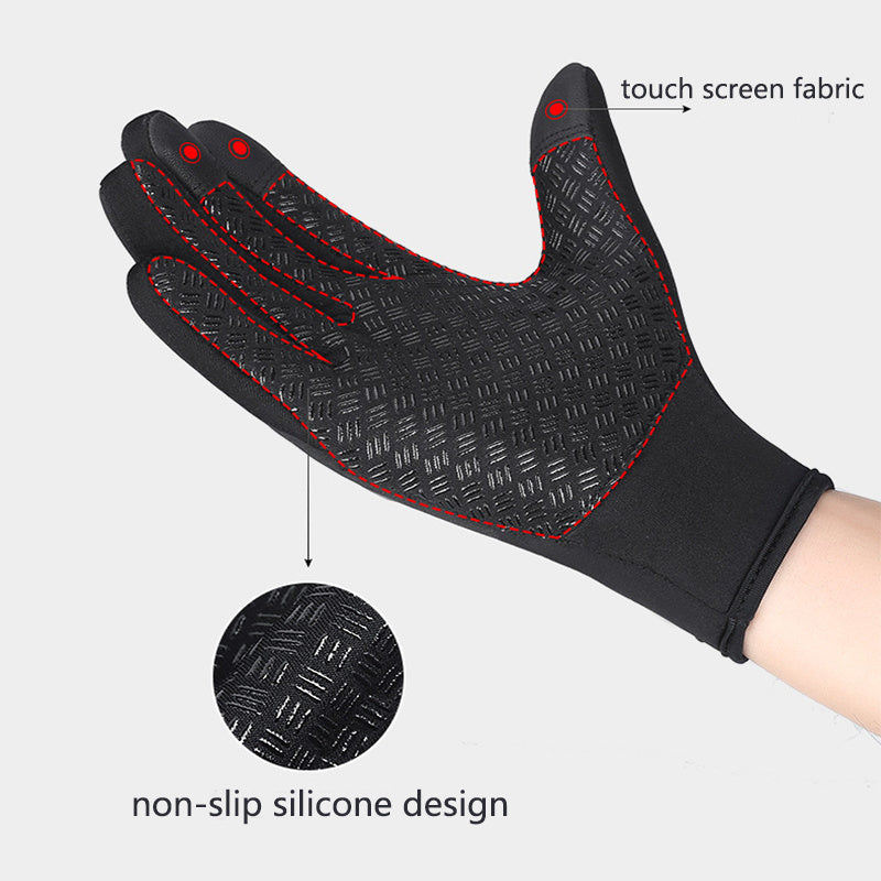 Waterproof Winter Gloves Touch Screen For Multi-Activities, Compatible With Touch Screen