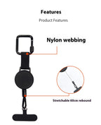 SecureGrip™ Anti-Theft Retractable Phone Strap