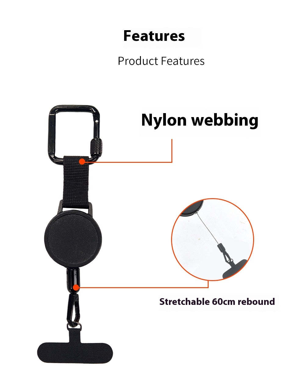 SecureGrip™ Anti-Theft Retractable Phone Strap
