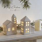 Christmas Decoration Ceramic Small Houses