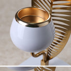 Electroplated Metal Candle Holder