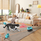 Interactive indoor cat toy with engaging feather & remote control