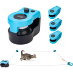Interactive indoor cat toy with engaging feather & remote control