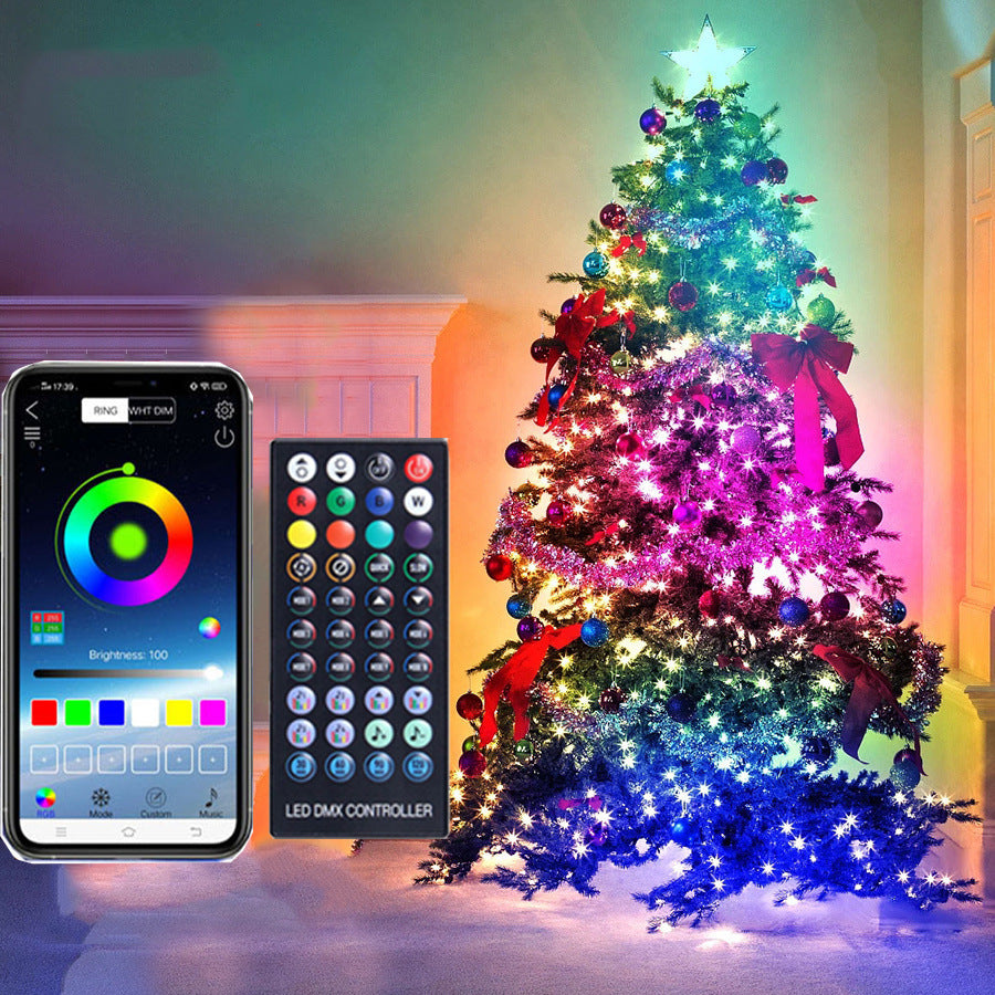 Christmas Tree DIY Remote Control Lighting Colors