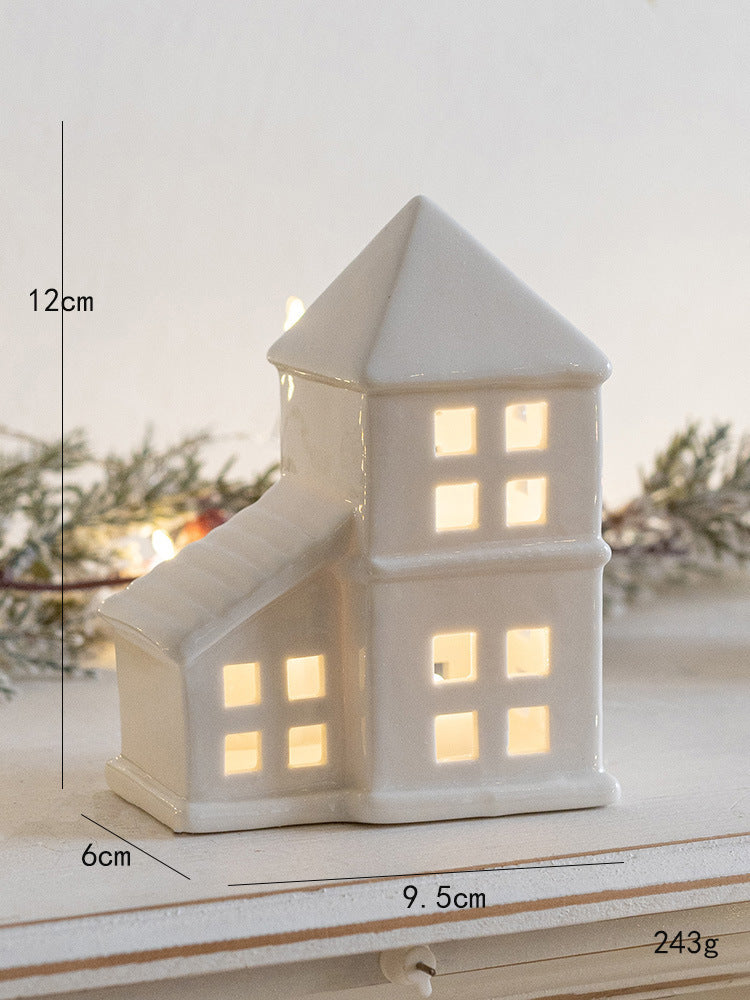Christmas Decoration Ceramic Small Houses