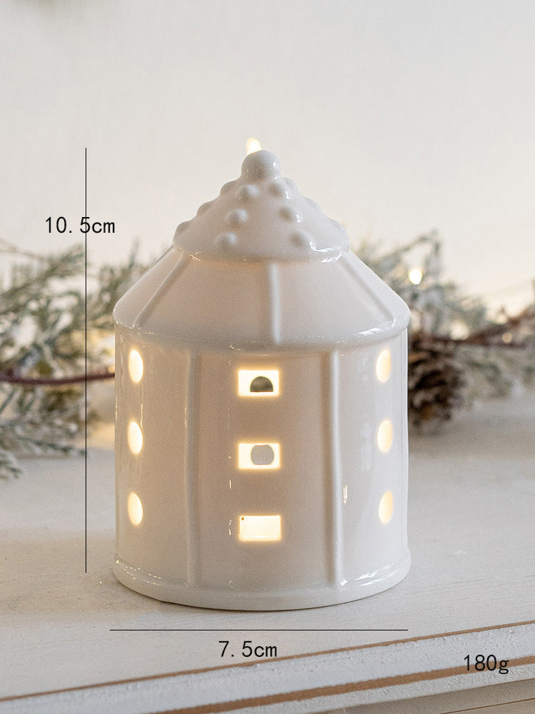 Christmas Decoration Ceramic Small Houses