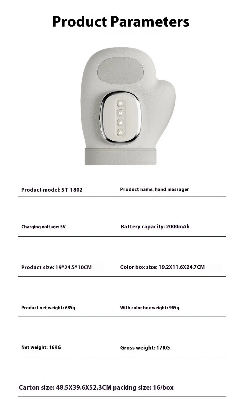 PulseRelief™ Rechargeable Hand Massager