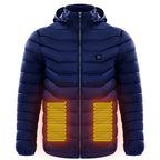 Mens Heated Puffer Jacket With 9 Heating areas