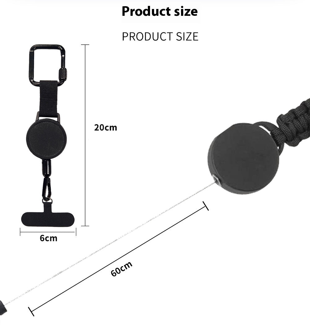 SecureGrip™ Anti-Theft Retractable Phone Strap