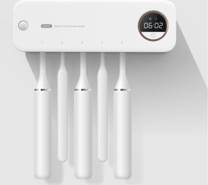 PureGuard UVC Toothbrush Sterilizer& Organizer