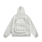 The Trending Full-Zip Unisex Light Weight Hoodie with Portable Travel Backpack