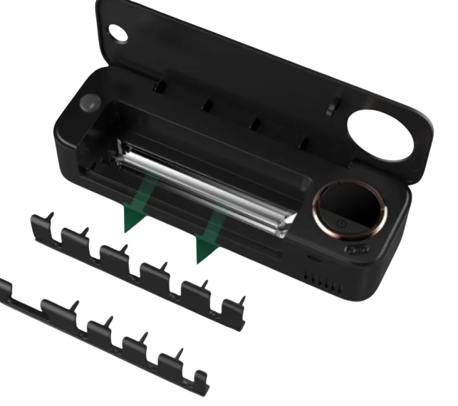 PureGuard UVC Toothbrush Sterilizer& Organizer