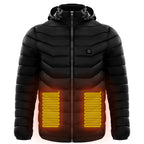 Mens Heated Puffer Jacket With 9 Heating areas
