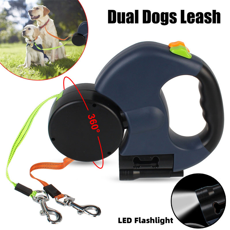 Retractable Dog Leash For Small Dogs with built-in 360 Swivel