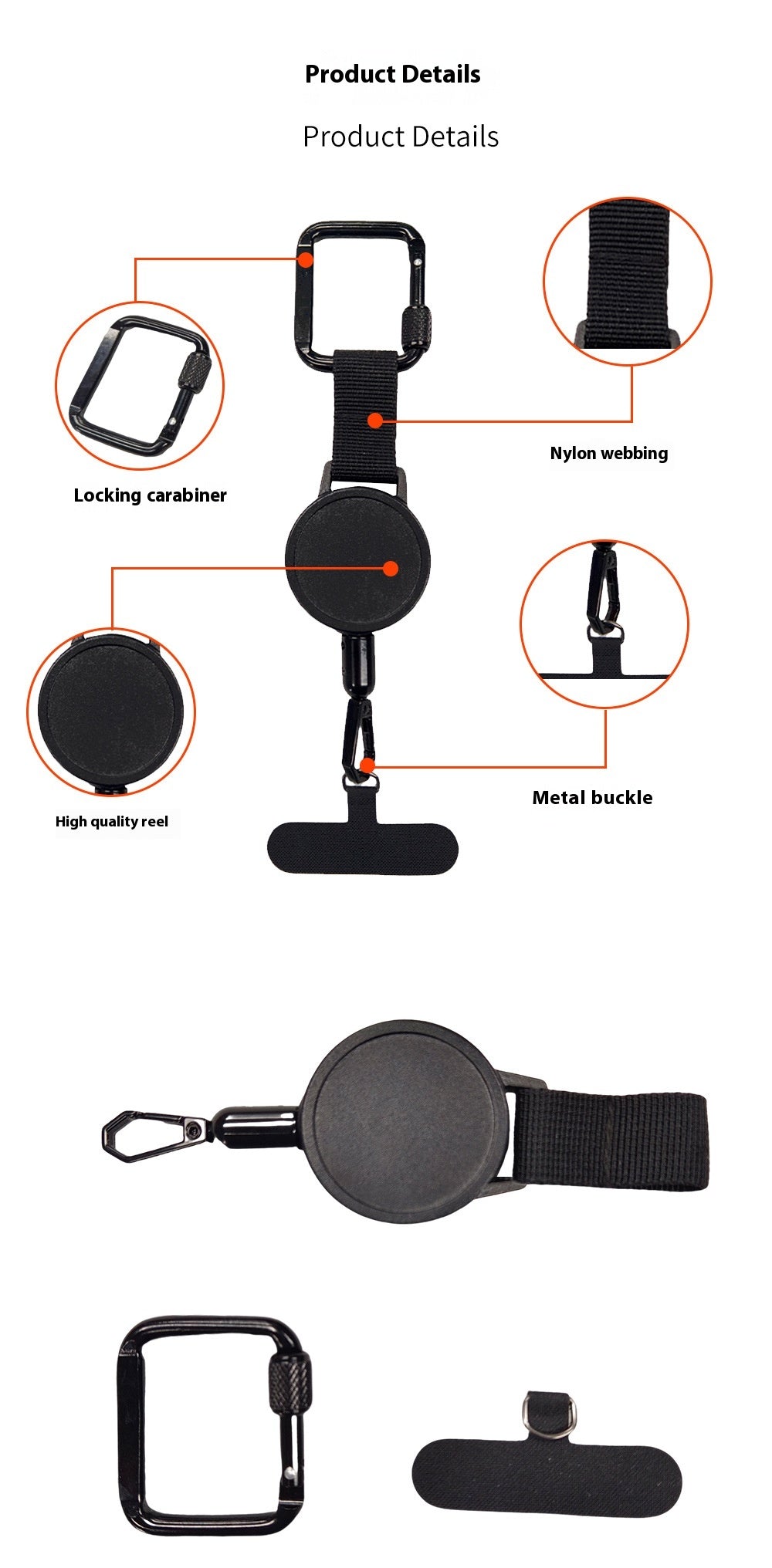 SecureGrip™ Anti-Theft Retractable Phone Strap