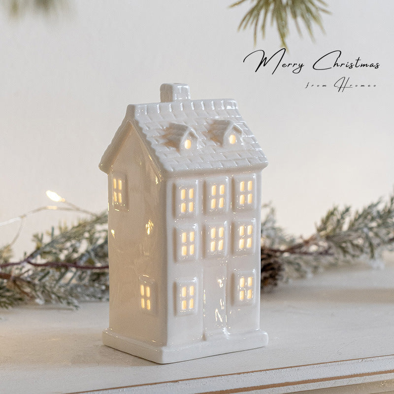 Christmas Decoration Ceramic Small Houses