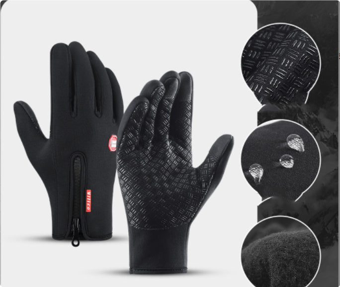 Waterproof Winter Gloves Touch Screen For Multi-Activities, Compatible With Touch Screen