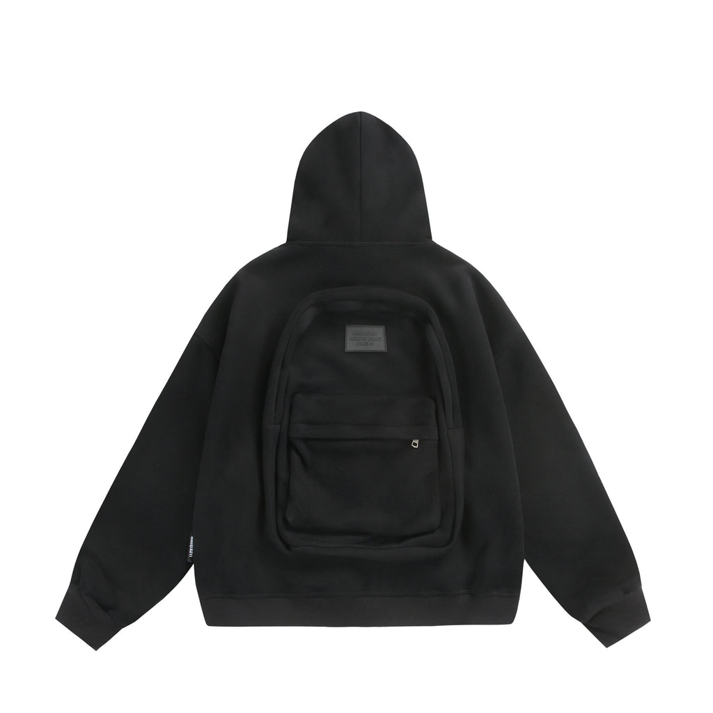 The Trending Full-Zip Unisex Light Weight Hoodie with Portable Travel Backpack