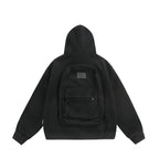 The Trending Full-Zip Unisex Light Weight Hoodie with Portable Travel Backpack