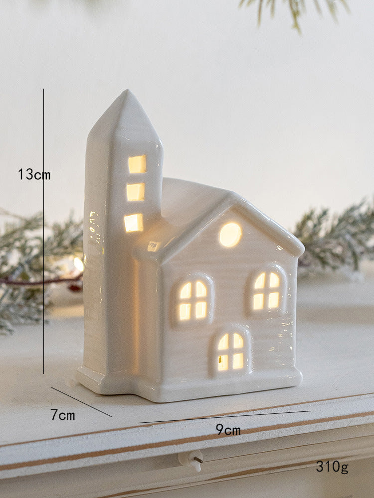 Christmas Decoration Ceramic Small Houses