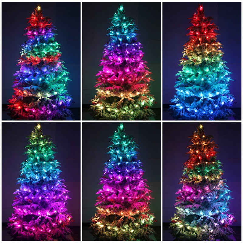 Christmas Tree DIY Remote Control Lighting Colors
