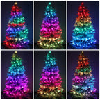 Christmas Tree DIY Remote Control Lighting Colors