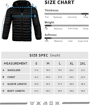 Mens Heated Puffer Jacket With 9 Heating areas